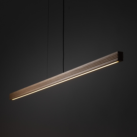  Lampa wisząca liniowa 147cm LED 3000K VIGA WOOD LED SOSNA SZCZOTKOWANA POSTARZANA Tk Lighting 11652