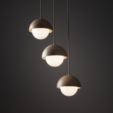 Potrójna lampa wisząca z białymi kulami BONO SABIA 3XG9 Tk Lighting 10720