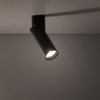 Oprawa sufitowa czarna tuba z ruchomą głowicą ELARIS BLACK S 1xGU10 MINI MR11 Tk Lighting 11253