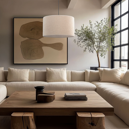 Lampa wisząca abażur o średnicy 38cm VELLUM 1xE27 Tk Lighting 11211