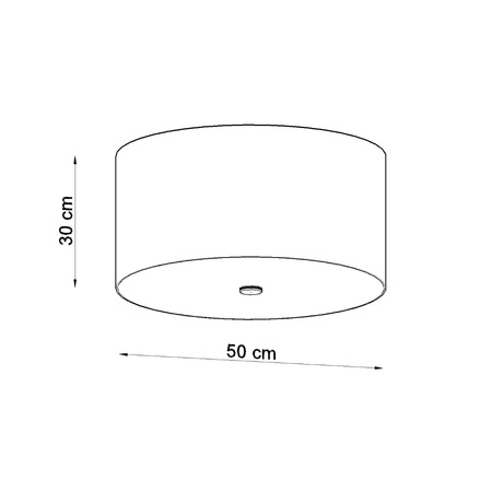 Lampa sufitowa OTTO 50 Sollux Lighting 2BM SL.0745 SL.0746 - kolor do wyboru