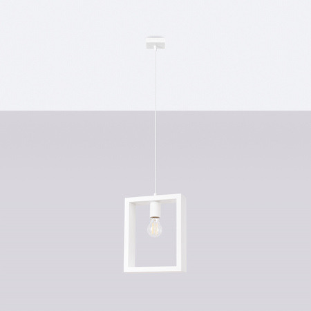 Lampa wisząca ARIES biała Sollux SL.1312