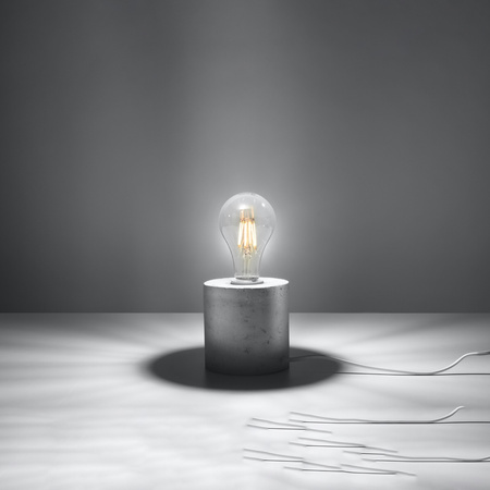Lampka biurkowa SALGADO z betonu Sollux Lighting SL.0680