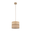 Lampa wisząca abażur DORMA WOOD JUTA 1xE27 Tk Lighting 11785
