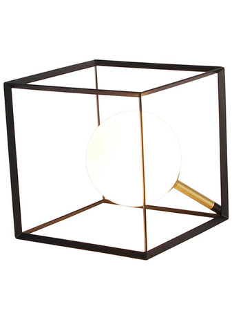 LAMPA STOŁOWA WEERT 1 CZARNY ZŁOTY 15x15x15 Candellux 50501048