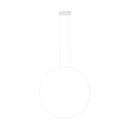 Lampa wisząca pionowy biały pierścień o średnicy 80cm IP44 Maxlight P0653 Visual Ver 30W
