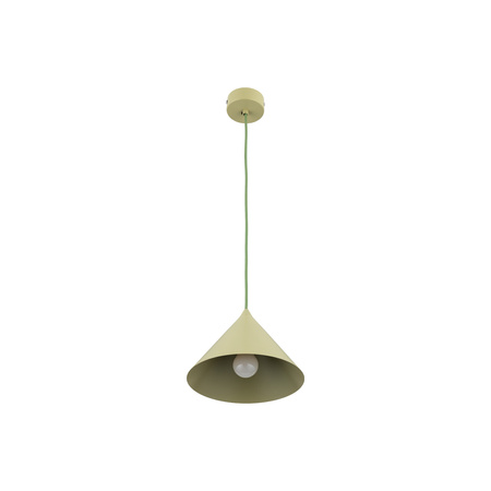 Stożek wiszący w kolorze pistacjowym 21cm CONO S PISTACIO 1xE27 Tk Lighting 11417