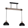 Lampa wisząca ERIK przecierany czarny Milagro MLP7639