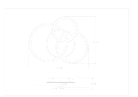 Lampa sufitowa LUNAR LED Zuma Line MS238130-WH