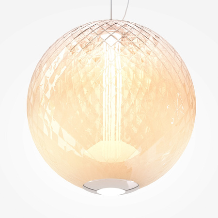 Lampa wisząca 30cm LED 2700K szklany klosz Bruma MOD397PL-L15CH2.7K Maytoni