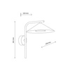 Kinkiet metalowy stożek do salonu LUME S KASZMIR 1xGX53 Tk Lighting 11323