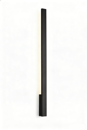 Elewacyjny podłużny pionowy czarny kinkiet LED 3000K 101cm Maxlight W0459 Kaprun 12W