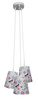 Potrójna lampa wisząca do pokoju dziewczynki GIRL 3X40W E27 Candellux 33-62949