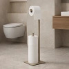 Beżowy stojak na papier toaletowy KS-53 PAPER STAND z serii KAJA HOME