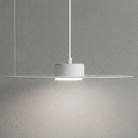Lampa wisząca dysk w kolorze białym PIATTO 1xGX53 fi 35cm Milagro MLP2908