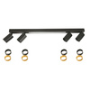 Perugia 4 plafon czarny Light Prestige LP-0703/4C BK