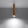 Lampa sufitowa oprawa ZEKE 30cm dąb Sollux Lighting SL.1034