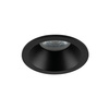 Czarne okragłe podtynkowe oczko sufitowe IP65 OPTI BLACK 1xGU10 Tk Lighting 10577