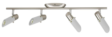 LAMPA TRENDI LISTWA 4X9W E14 ENERGO NIKIEL MAT Candellux 94-14736
