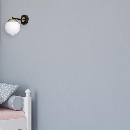 Kinkiet SPARTA BLACK / GOLD Milagro MLP6512