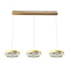 Potrójna złota lampa wisząca PRECIOSA 60W LED Milagro ML1894