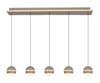 Lampa wisząca piątka prosta Biarritz kaszmirowa Aviano Lighting 7047-613