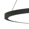 Lampa wisząca czarny okrąg 60cm Ringa LED PL0150-BK Yaskr