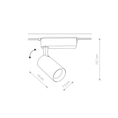 PROFILE IRIS LED 30W 1-obwodowy Profile Nowodvorski 9008
