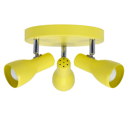 PICARDO LAMPA SUFITOWA PLAFON 3X40W E14 MUSZTARDOWY Candellux 98-52414