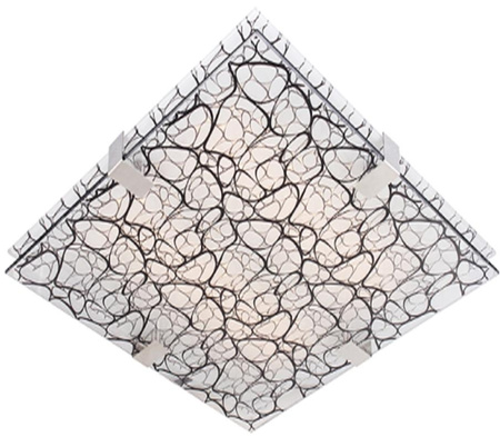 FIERA LAMPA SUFITOWA PLAFON 40X40 3X50W E27 KWADRAT Candellux 10-30382