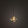 Pojedyńcza lampa wisząca ze szklanym nieregularnym kloszem LAVA SABIA 1XG9 Tk Lighting 11106