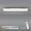 Prostokątna biała lampa sufitowa 100x25cm FLAT Just Light 16534-16-O sterowana pilotem