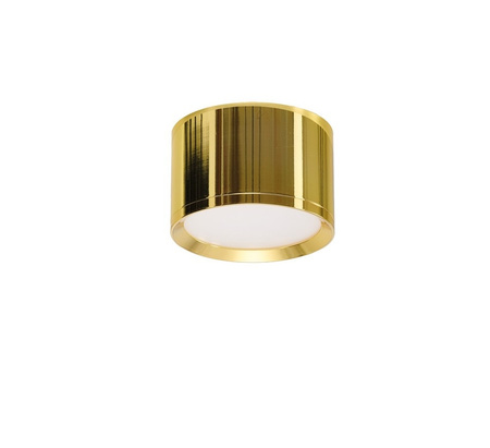 Złota tuba łazienkowa o średnicy 8,5cm LED 3000K FLUME IP44 GO AZZARDO AZ6861