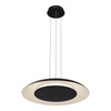 Lampa wisząca Piattino Czarny 30W LED 3000K-4000k-6000K Milagro ML1814