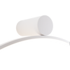 Duży kinkiet ścienny - biały pierścień 80cm IP44 do łazienki LED 3000K Maxlight W0436 Visual 30W