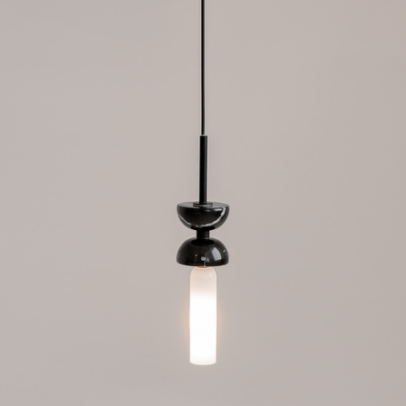 Pojedyńcza czarna lampa wisząca 1xG9 Kyoto MOD178PL-01B Maytoni