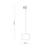 TRACER BLACK 200 TRÓJOBWODOWY 1XE27 TK Lighting 10697