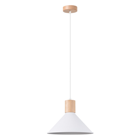 Lampa wisząca JAGA biała Sollux SL.1319