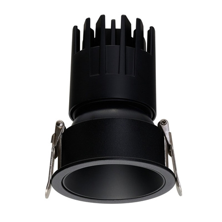 Czarne oczko sufitowe MIRT IP65 8W 4000K BK AZZARDO AZ7096