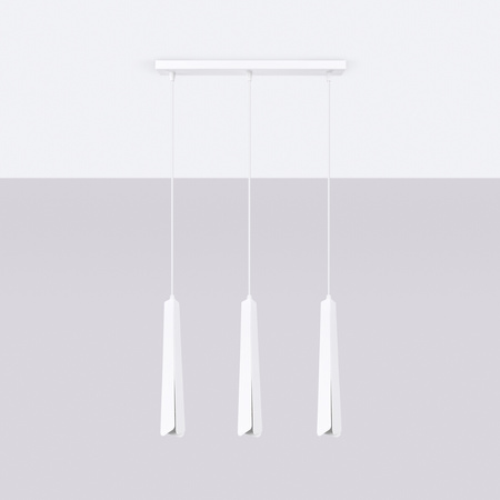 Lampa wisząca PRYSM 3L biała Sollux SL.1399