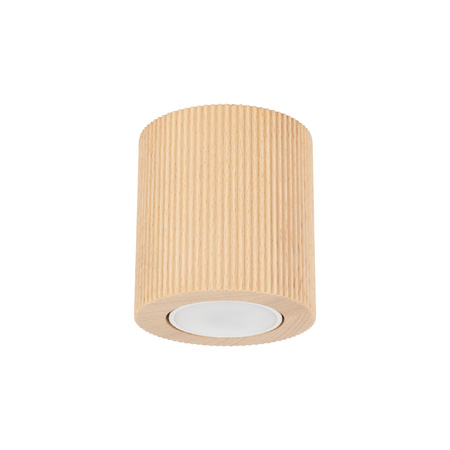 Oprawa sufitowa ryflowana drewniana tuba EVE CORTE WOOD 1xGU10 Tk Lighting 11442