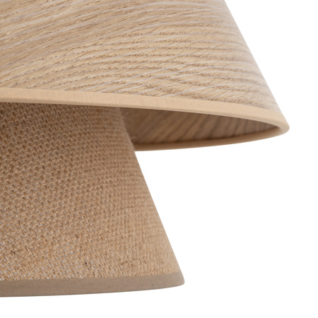Lampa wisząca o średnicy 38cm KALUM WOOD 1XE27 Tk Lighting 11784
