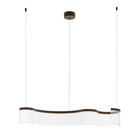 Lampa wisząca NOTAR 100cm LED w kolorze kawowym Italux PND-59078-31W-3K