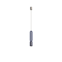 Lampa wisząca druciana tuba granat + beż 1xGU10 SINGLES B Nowodvorski 12202
