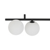 Czarna sześciopunktowa listwa sufitowa szklane kule IMELO BLACK 6XG9 Tk Lighting 11479
