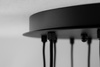 Monochromatyczna lampa wisząca na antresole z kloszami-kulami ASPEN Kaja Lighting KP-33