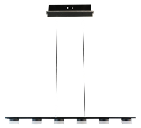 Lampa wisząca szóstka CASSIS czarna Aviano Lighting 7066-702