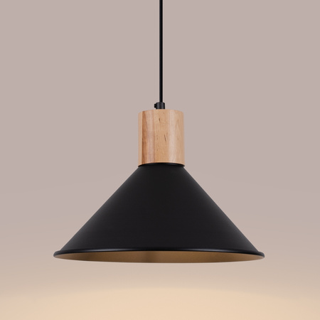 Lampa wisząca JAGA czarna Sollux SL.1320