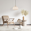 Lampa wisząca szklana o średnicy 30cm 1xE27 Antita Italux PND-3644-1-BRO-W