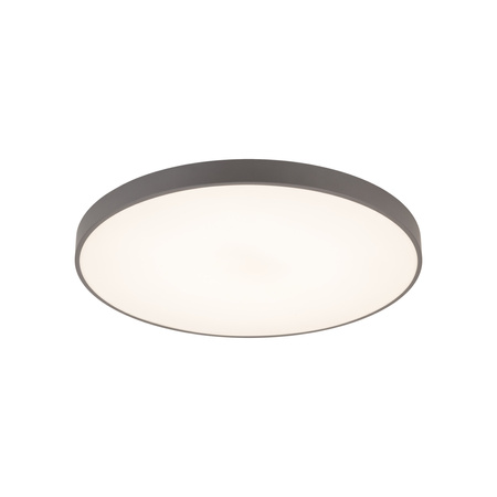 Okrągły brązowy plafon o średnicy 60cm VELIS BROWN LED 60W IP54 TK Lighting 18293
